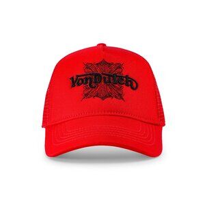 Von Dutch Foam Chopper Trucker Hat – Red and Black MSRP89